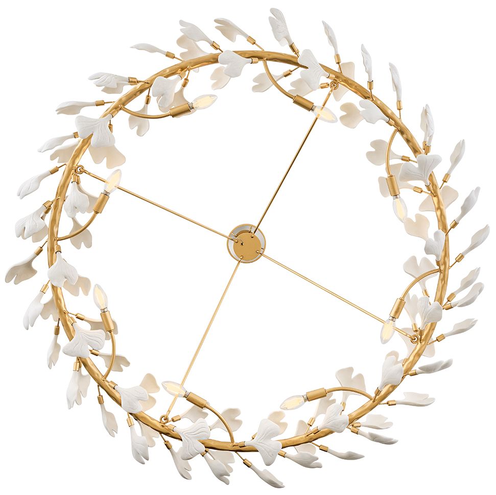 Image 7 Fredrick Ramond Interior Audra Large Ring Chandelier 48" Deluxe Gold more views