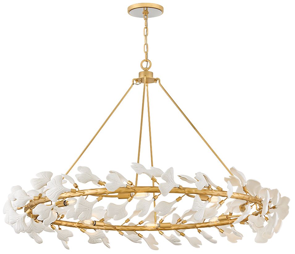 Fredrick Ramond Interior Audra Large Ring Chandelier 48" Deluxe Gold