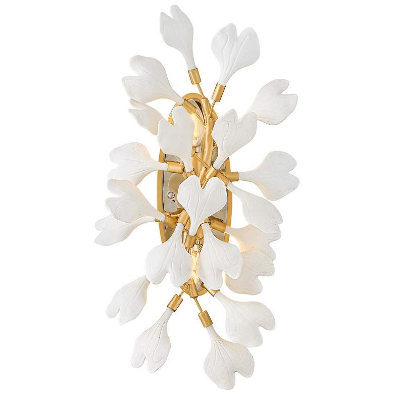 Image 1 Fredrick Ramond Interior Audra Medium Two Light Sconce 12" Deluxe Gold