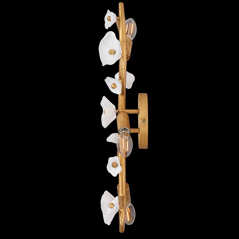 Image 5 Fredrick Ramond Interior Azalea Large 3 Light Sconce 8" Distressed Bra more views