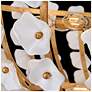 4_Fredrick Ramond Interior Azalea Large Chandelier 36" Distressed Brass more views