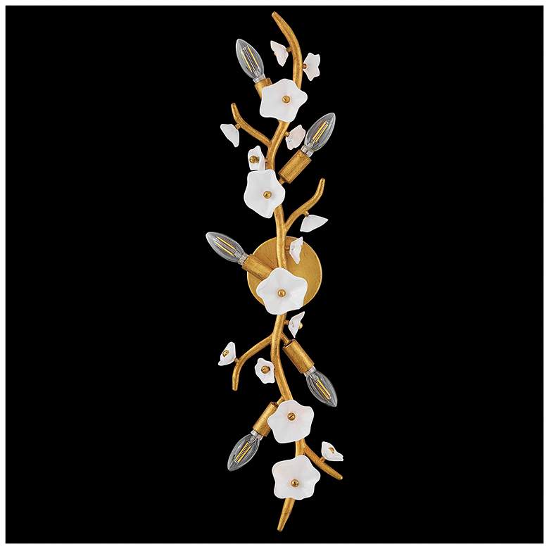 Image 3 Fredrick Ramond Interior Azalea Large Five Light Sconce 8" Distressed more views