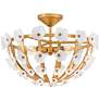 1_Fredrick Ramond Interior Azalea Medium Semi-Flush 20.25" Distressed Br