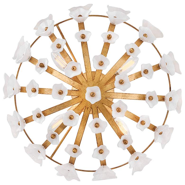 Image 5 Fredrick Ramond Interior Azalea Medium Semi-Flush 20.25" Distressed Br more views
