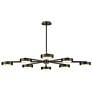 1_Fredrick Ramond Interior Cava Large Convertible Semi Flush 50" Black O