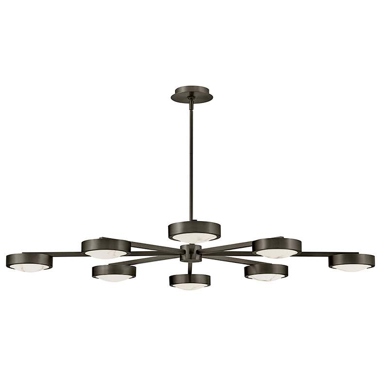 Image 2 Fredrick Ramond Interior Cava Large Convertible Semi Flush 50" Black O more views