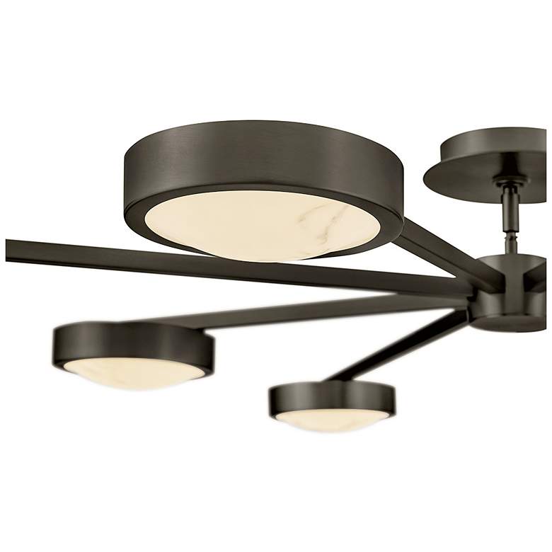 Image 3 Fredrick Ramond Interior Cava Large Convertible Semi Flush 50" Black O more views