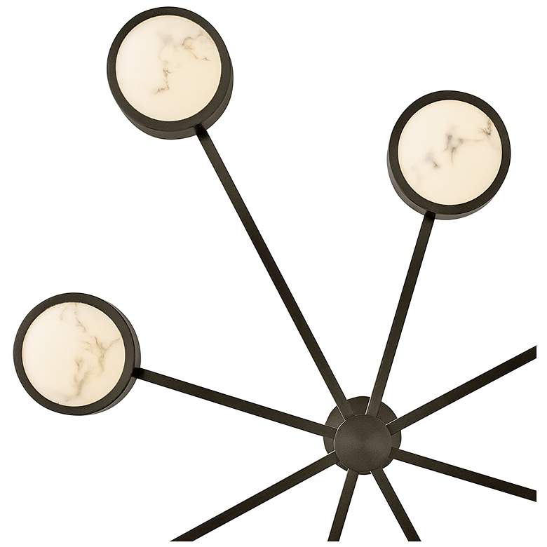Image 4 Fredrick Ramond Interior Cava Large Convertible Semi Flush 50" Black O more views