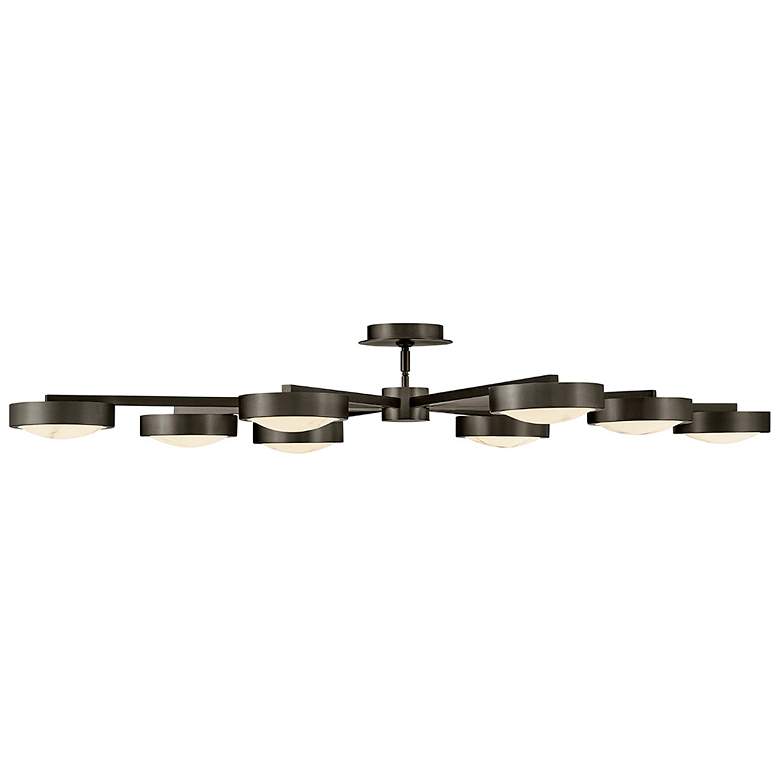 Image 5 Fredrick Ramond Interior Cava Large Convertible Semi Flush 50" Black O more views