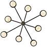 6_Fredrick Ramond Interior Cava Large Convertible Semi Flush 50" Black O more views