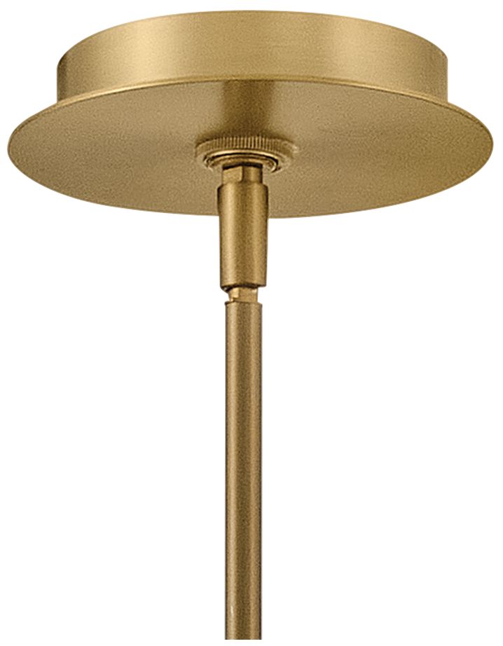 Fredrick Ramond Interior Cava Large Convertible Semi Flush 50" Brass
