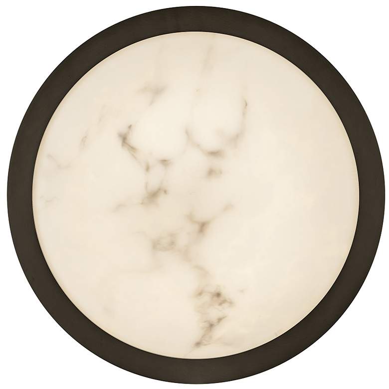 Image 1 Fredrick Ramond Interior Cava Small Flush Mount 12.75" Black Oxide