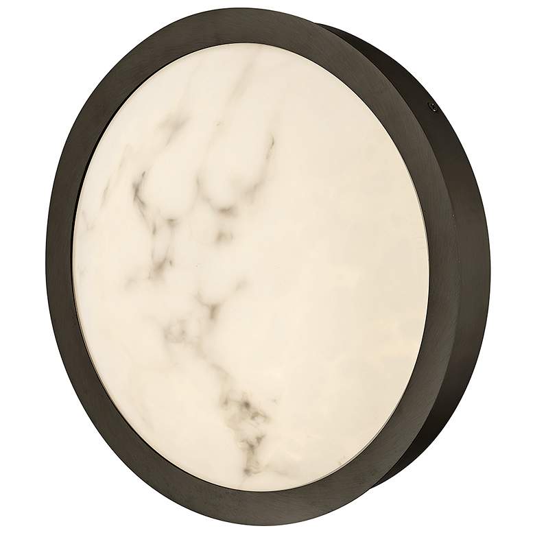 Image 4 Fredrick Ramond Interior Cava Small Flush Mount 12.75" Black Oxide more views