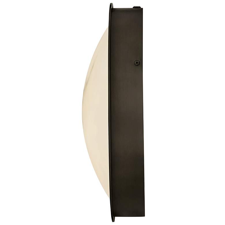 Image 5 Fredrick Ramond Interior Cava Small Flush Mount 12.75" Black Oxide more views