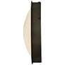 5_Fredrick Ramond Interior Cava Small Flush Mount 12.75" Black Oxide more views