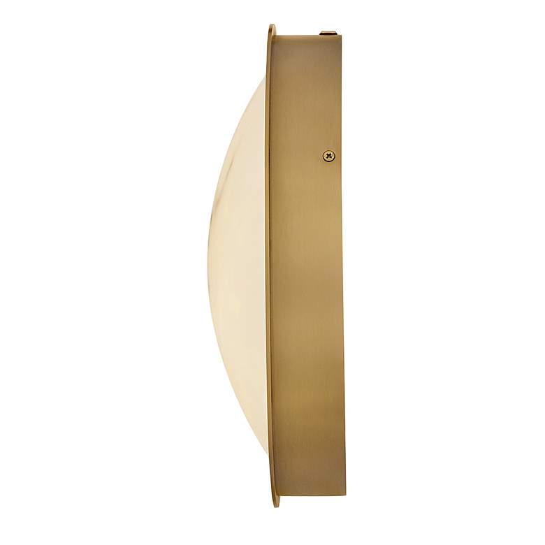 Image 5 Fredrick Ramond Interior Cava Small Flush Mount 12.75" Lacquered Brass more views