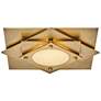 4_Fredrick Ramond Interior Claude Medium LED Flush 19.75" Heritage Brass more views