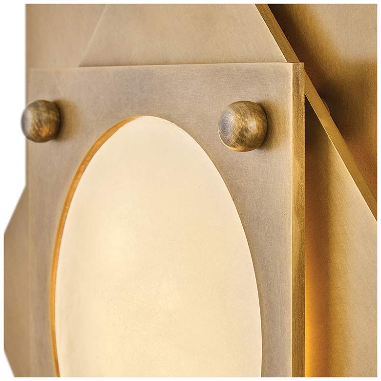 Image 3 Fredrick Ramond Interior Claude Small LED Flush Mount 15.5" Heritage B more views