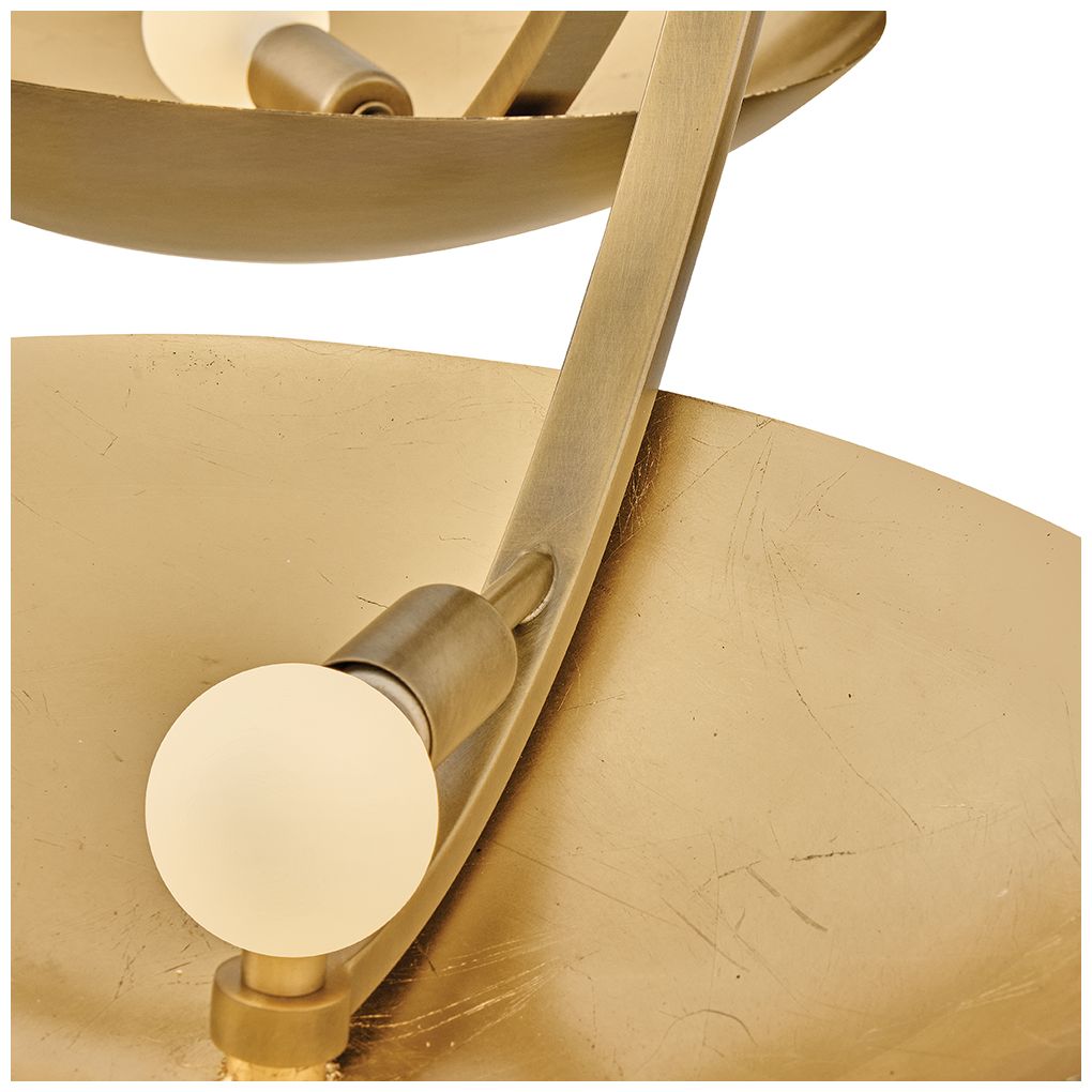 Image 3 Fredrick Ramond Interior Glenn Large Chandelier 36" Heritage Brass more views