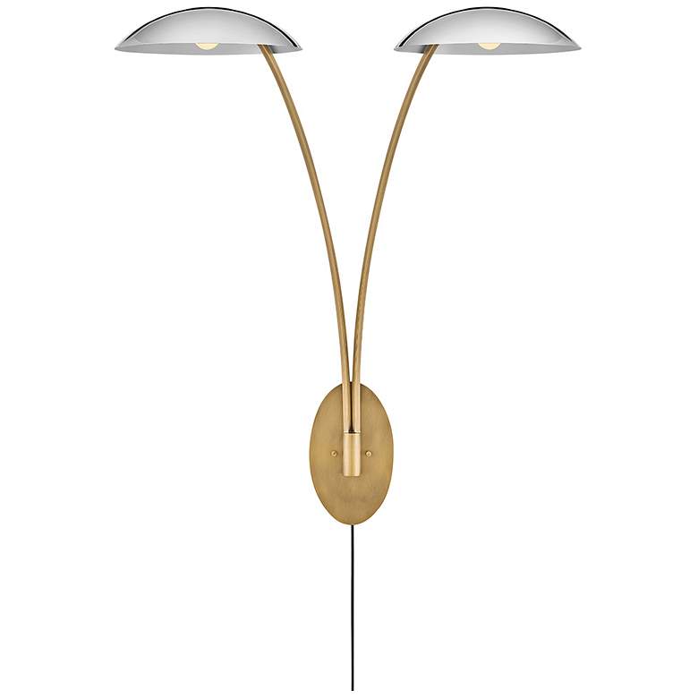 Image 3 Fredrick Ramond Interior Glenn Large Two Light Sconce 34" Heritage Bra more views