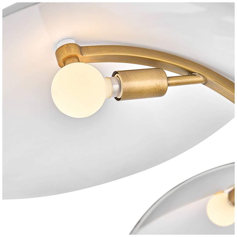 Image 4 Fredrick Ramond Interior Glenn Large Two Light Sconce 34" Heritage Bra more views