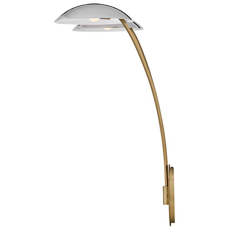 Image 7 Fredrick Ramond Interior Glenn Large Two Light Sconce 34" Heritage Bra more views