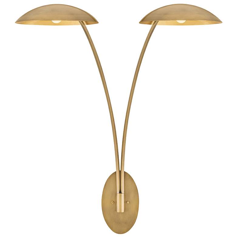 Image 1 Fredrick Ramond Interior Glenn Large Two Light Sconce 34" Heritage Bra