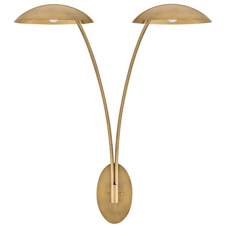 Image 2 Fredrick Ramond Interior Glenn Large Two Light Sconce 34" Heritage Bra more views