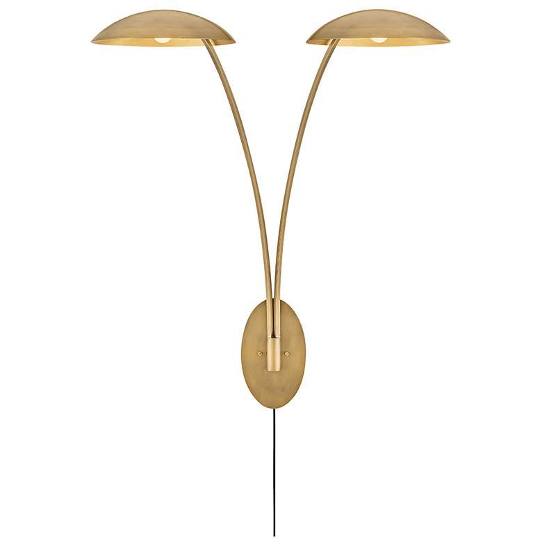 Image 3 Fredrick Ramond Interior Glenn Large Two Light Sconce 34" Heritage Bra more views
