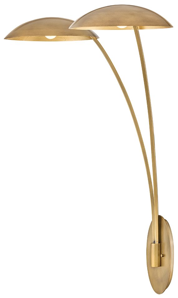 Fredrick Ramond Interior Glenn Large Two Light Sconce 34" Heritage Bra