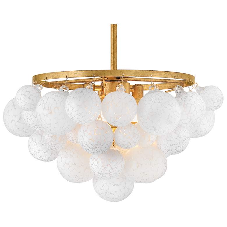 Image 2 Fredrick Ramond Interior Marabel Medium Semi Flush 20.5" Distressed Br more views