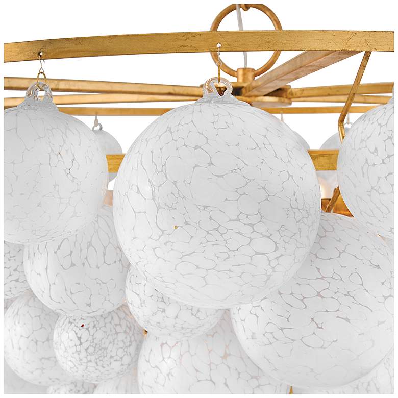 Image 4 Fredrick Ramond Interior Marabel Medium Semi Flush 20.5" Distressed Br more views