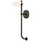 Fredrick Ramond Interior Merit Large Single Light Sconce 5" Black Oxid