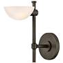 3_Fredrick Ramond Interior Merit Large Single Light Sconce 5" Black Oxid more views