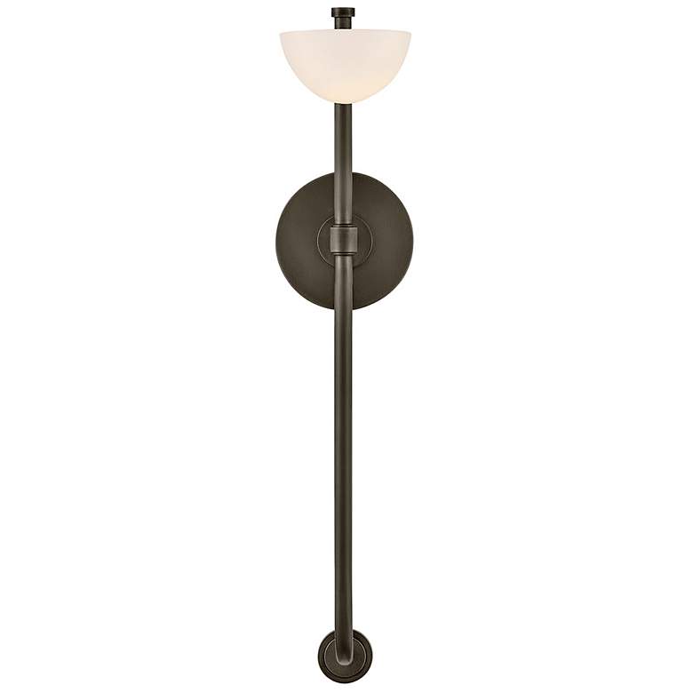 Image 6 Fredrick Ramond Interior Merit Large Single Light Sconce 5" Black Oxid more views