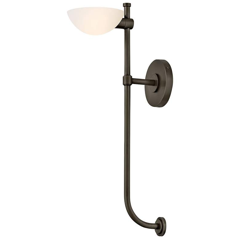 Image 7 Fredrick Ramond Interior Merit Large Single Light Sconce 5" Black Oxid more views