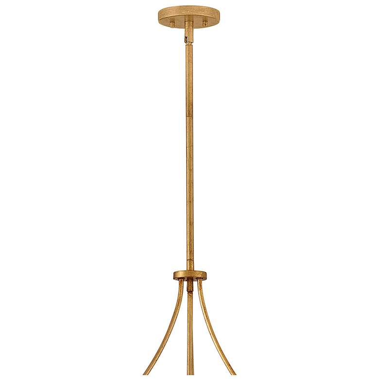 Image 4 Fredrick Ramond Interior Myra Medium Chandelier 24" Distressed Brass more views