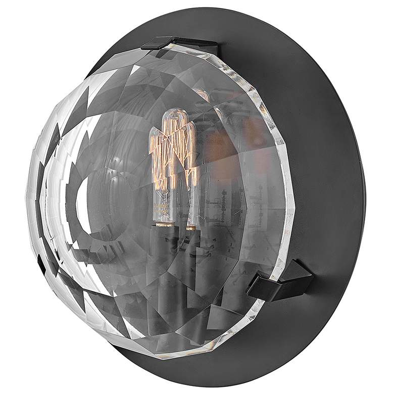 Image 1 Fredrick Ramond Interior Nala Small Single Light Sconce 8.75" Black