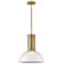 Fredrick Ramond Interior Ombra Large Pendant 16" Lacquered Brass