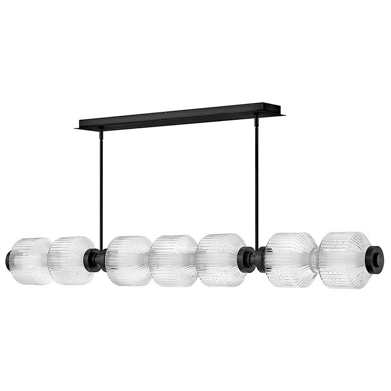 Image 2 Fredrick Ramond Interior Reign Large Seven Light LED Linear 69.25" Bla more views