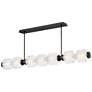 6_Fredrick Ramond Interior Reign Large Seven Light LED Linear 69.25" Bla more views