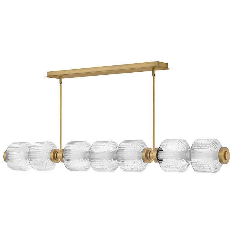 Image 2 Fredrick Ramond Interior Reign Large Seven Light LED Linear 69.25" Bra more views