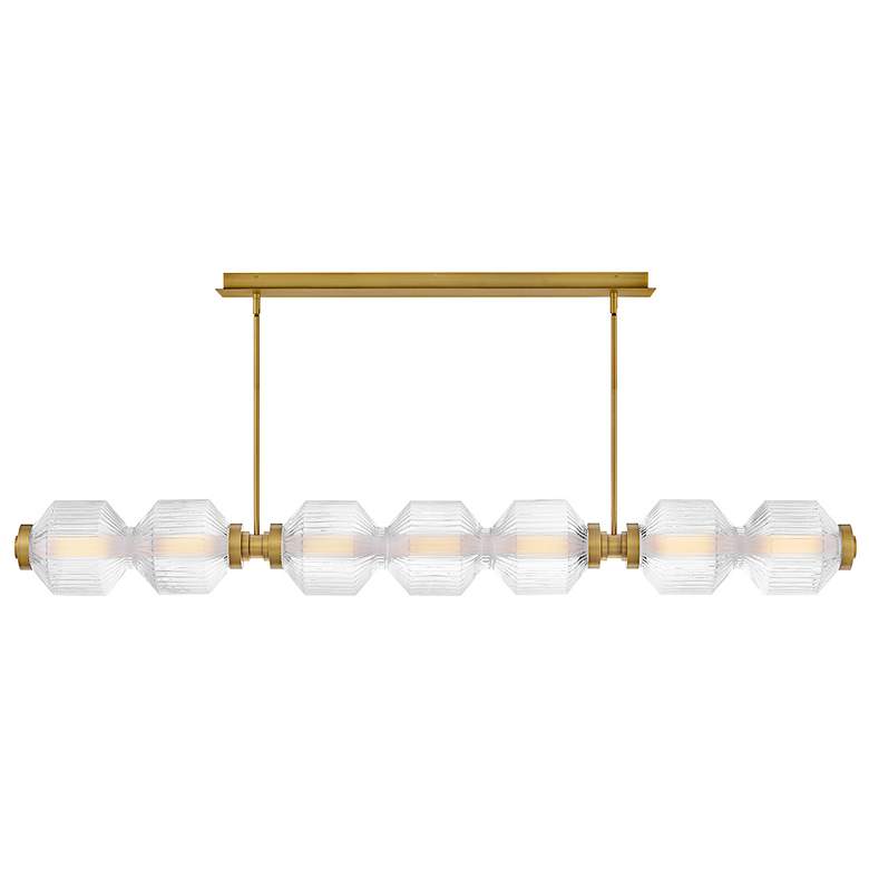 Image 3 Fredrick Ramond Interior Reign Large Seven Light LED Linear 69.25" Bra more views