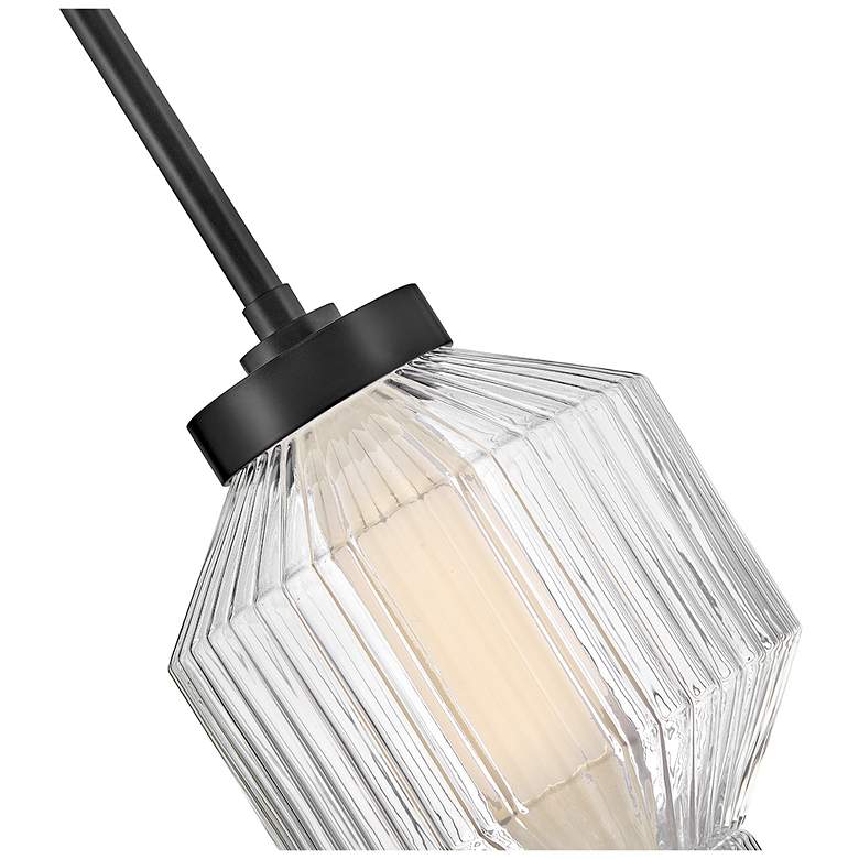 Image 4 Fredrick Ramond Interior Reign Small LED Convertible Pendant 8" Black more views