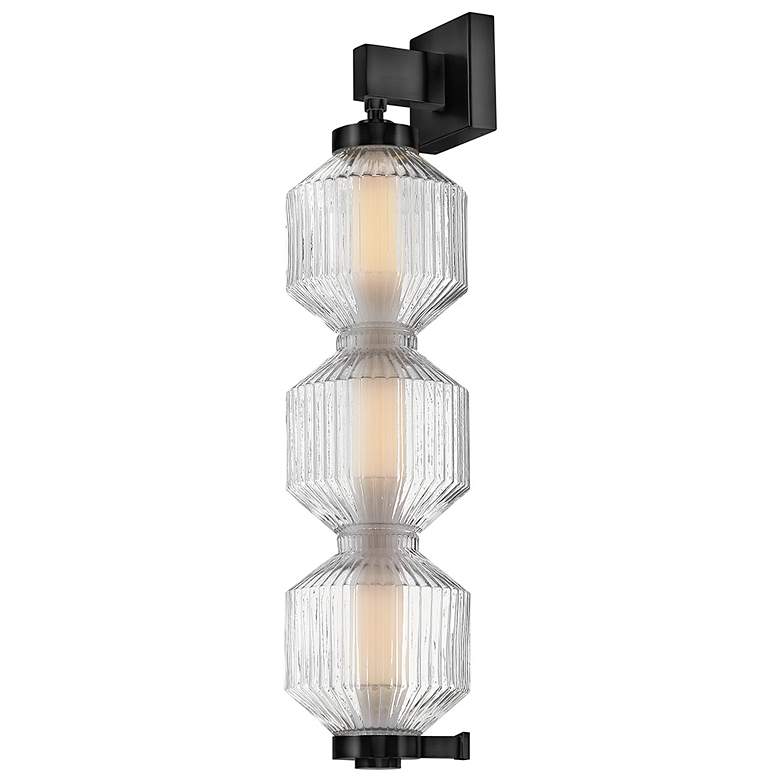 Image 5 Fredrick Ramond Interior Reign Small LED Convertible Pendant 8" Black more views