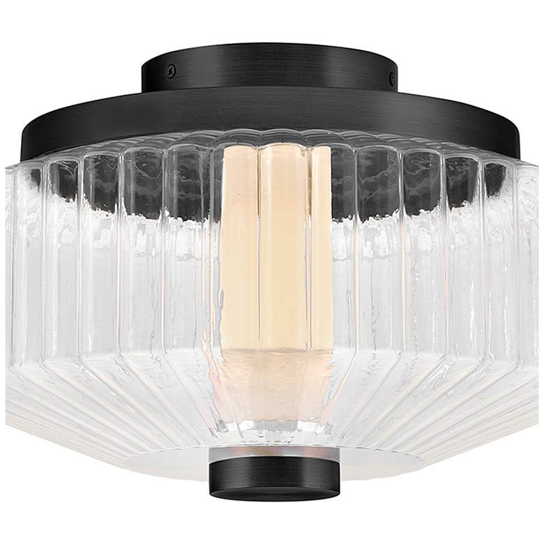 Image 4 Fredrick Ramond Interior Reign Small LED Flush Mount 12.75" Black more views