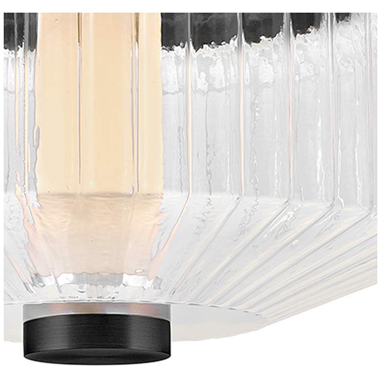 Image 5 Fredrick Ramond Interior Reign Small LED Flush Mount 12.75" Black more views