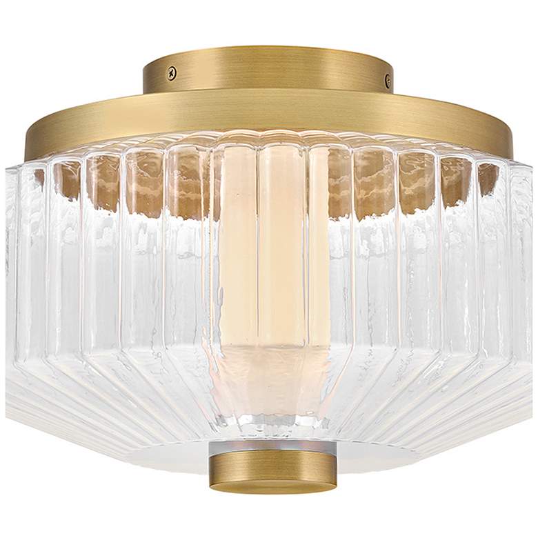 Image 5 Fredrick Ramond Interior Reign Small LED Flush Mount 12.75" Lacquered more views