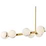 3_Fredrick Ramond Interior Selene Large Fourteen Light Linear 74" Brass more views