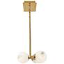 6_Fredrick Ramond Interior Selene Large Fourteen Light Linear 74" Brass more views